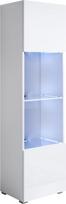 muebles bonitos Luke V6 modelio spintelė balta (40 x 167 cm) su standartinėmis kojelėmis