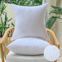 Neperšlampamas pagalvių užpildas, 65 x 65 cm, 2 lauko pagalvių rinkinys sofai, sodo baldams, terasos pagalvėlė, balta kvadratinė pagalvė, didelė sofa, dekoratyvinė pagalvėlė