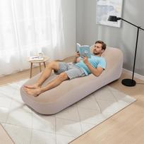 Nešiojamas pripučiamas gultas ir sofa, vandeniui atspari sulankstoma oro sofa, stovyklavimo oro kėdė su įmontuotu siurbliu, skirta lauko, paplūdimio vakarėliams ir sodui, puikiai tinka kelionėms ir piknikams (B)