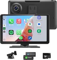 Nešiojamasis "CarPlay" ekranas, belaidis "Android" automobilio monitorius, IPS jutiklinis ekranas su galinio vaizdo kamera, "Bluetooth" laisvų rankų įranga, "Siri", balso asistentu, GPS navigacija, "MirrorLink", FM (9 coliai)