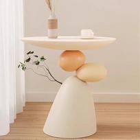 Nesting Coffee Tables - Minimalistisches Mid-Century Design, leichter Kunststoff, keine Montage erforderlich für Wohnzimmer, Schlafzimmer, Balkon