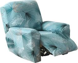 NILUOH Saulės gultas Slipcover Stretch Spausdintas su šonine kišenė Sofa Sofa Couch Cover Neslystantis baldų apsauga su elastinga apačia 48cm