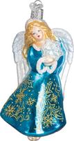 Old World Christmas Glistening Snowflake Angel Glass Blown Ornament - Old World Christmas