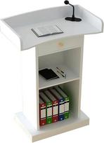 Paprastas lektoriumas MDF modernus nešiojamojo kompiuterio stalas su atviru saugojimo podiumu Erdvus stalčių podiumo stovas 60 x 42 x 120 cm stovimas stalas (A 60 x 42 x 120 cm)
