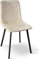 PAZZO DESIGN "Arianna" kėdžių rinkinys iš 4 kėdžių (smėlio spalvos)