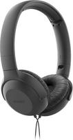 PHILIPS UH201BK/00 Ausinės su kabeliu (sulankstomos, minkštos ausų pagalvėlės, mikro, 1,2 m ilgio kabelis), juodos spalvos