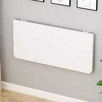 Plaukiojantis sulankstomas stalas Sieninis kompiuterio stalas Valgomasis stalas Studija Gyvenamasis kambarys Miegamasis Miegamasis Virtuvė Skalbykla 18 dydžių Baltas (100 x 40 cm/39 x 16 colių) su stovu ir spintele