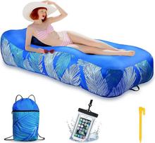 Pripučiama sofa - 195 x 70 cm Pripučiama sofa su tinkleliu ir krepšiu Neperšlampamas mobiliojo telefono dėklas Pripučiama oro sofa Oro gultas Nešiojamas pripučiamas lauko paplūdimio kempingas Sodas