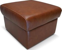 Quattro Meble Tikros odos sulankstoma taburetė su laikymo erdve Taburetė Karvės odos sėdynės kubas 60 x 55 cm Kojų taburetė Puff Brown natūralios odos Antikvarinis tabakas su dekoratyviniais dygsniais kreminės spalvos