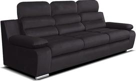 Robin Inspire Amber Sofa 3-vietė su miego funkcija Sofa-lova svetainei Sofa-lova miegamajam Sofos ir sofos su miego funkcija 238 x 96 x 95 cm Kronos audinys Juoda
