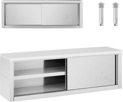Royal Catering Maitinimo sieninė spintelė su stumdomomis durimis STAL 150 kg 150 x 40 x 50 cm