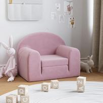 Rožinė sofa-lova Minkštas pliušas, poilsio sofa, sofos ir kušetės, poilsio sofa, sofa gyvenamajam kambariui, 357021