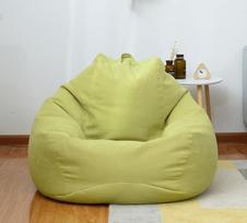 S/M/L Tingus sofos dangtelis Kėdės be užpildo Lininis audinys Lounger Seat Bean Bag Pouf Puff Couch Tatami Gyvenamasis kambarys baldų dangtelis
