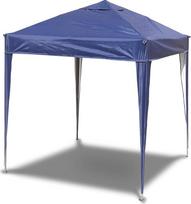 SANHENG Pop Up Gazebo Heavy Duty Vandeniui atsparus sodo 3x3m All Weather Gazebo su plieniniu rėmu Kelionės krepšys ir 4 kojų svorio krepšiai (mėlyna)