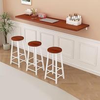 Schwebender Klapptisch, moderner Klapptisch für das Home Office, an der Wand montierter, klappbarer Computertisch, platzsparend, einfach zu montieren, für Küche, Waschküche, Restaurant, Arbe