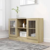 SECOLI Sonoma Sonoma ąžuolinė vitrina Bufeto spinta Sideboard Virtuvės svetainės spintelė Virtuvės bufeto spintelė Virtuvės spintelė Virtuvės spintelė