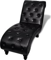 Šezlongas Sofa Chesterfield Brown Button Tufted