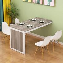 Sieninis kompiuterio stalas iš medžio masyvo su įvairiomis funkcijomis Virtuvės valgomasis stalas baltas (100 x 50 x 75 cm)