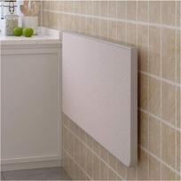 Sieninis sulankstomas stalas mažoms erdvėms Marmuro apdaila 100 x 40 cm B Priedai pridedami