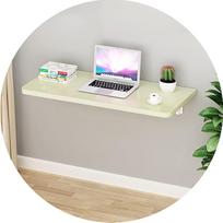 Sieninis sulankstomas valgomojo stalas Mažas stalas prie sienos Baltas 80 x 40 cm Lengvai sulankstomas per vieną sekundę