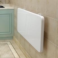 Sieninis sulankstomas virtuvės pusryčių baro stalas, 60 cm, 70 cm, 80 cm, 90 cm, 100 cm, 120 cm, sulankstomas sieninis stalas, kompiuterio stalas namų biure, mažas, taupantis erdvę, 60 x 40 cm, 70 x 40 cm