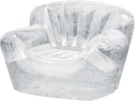 Skaidri pripučiama sofa, pripučiama skaidri kėdė, nešiojami pripučiami baldai, pripučiama sofa kėdė berniukams ir mergaitėms, nešiojamos sofos vakarėliams