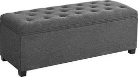 SONGMICS 100 cm Osmanų sandėliavimo suolas įėjimas į miegamąjį Tamsiai pilka ULSF088G01