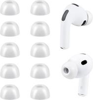 SOULWIT atminties putų ausų kištukai "AirPods Pro 3" (3 kartos 2025), "Pro3" ausų kištukų priedai (pelenų balta/XXS)