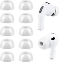 SOULWIT atminties putų ausų kištukai "AirPods Pro 3" (3 kartos 2025), "Pro3" ausų kištukų priedai (pelenų balta/S)