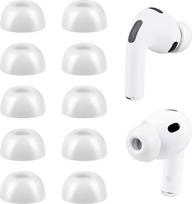 SOULWIT atminties putų ausų kištukai, skirti "AirPods Pro 3" (3 kartos 2025), "Pro3" ausų kištukų priedai (Ash White/XS)