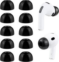SOULWIT atminties putų ausų kištukai, skirti "AirPods Pro 3" (3 kartos 2025), "Pro3" ausų kištukų priedai (juoda/S)