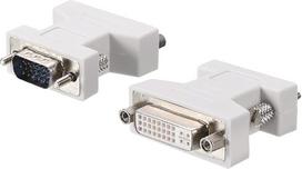 sourcing map VGA auf DVI-I Adapter Koppler, DVI 24+5 Buchse auf VGA Stecker Konverter für Gerätekonvertierung, 2 Stück