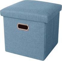 Taburetė 40 x 25 x 25 cm, sulankstoma sėdynės skrynia, suolas su laikymo vieta, laikymo dėžė su dangčiu, kojų sūpynės, sėdynės pufas, grindų pagalvėlė
