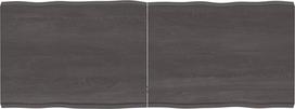 Tamsiai rudos spalvos, 160 x 60 x (2-6) cm, virtuvės, kavos stalo, valgomojo stalo, rašomojo stalo, stalviršio, stalviršio iš medžio masyvo