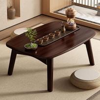 Tatami šoninis stalas, modernus japoniškas mažas sulankstomas kavos staliukas, meditacijos stalas, altoriaus grindų stalas, retro japoniškas arbatos stalas, skirtas svetainei, arbatos kambariui, balkonui, įlankos langui