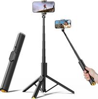 TODI Selfie Stick Tripod, 59 colių lengvas mobiliojo telefono trikojis su belaidžiu nuotolinio valdymo pulteliu, ištraukiamas iPhone Selfie Stick, suderinamas su iPhone/Android