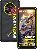 Ulefone Armor X31 Lauko mobilusis telefonas be sutarties 12GB + 128GB/SD-2TB Aštuonių branduolių 6050mAh IP69K Lauko išmanusis telefonas Android 14 4G LTE Dual SIM 48MP + 20MP Naktinis matymas IP68 Atsparus smūgiams / 5GHz Wi-Fi