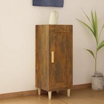 vidaXL bufetas Smoked Oak 34,5 x 34 x 90 cm Medienos medžiaga