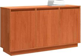 vidaXL bufetas Rudas ąžuolas 111 x 34 x 60 cm Šiuolaikinis stačiakampio formos bufetas Stilinga saugykla Minimalistiniai baldai Elegantiškas bufetas
