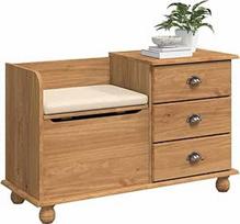 vidaXL Įėjimo sandėliavimo suolas Askim Brown Solid Wood 100 x 39 x 62 cm 3 stalčiai Modernus patogus sėdėjimas prieškambario baldai Mediniai prieškambario baldai Šiuolaikinė vidaus patalpų organizacija