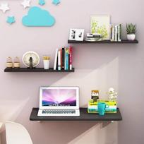 Wandmontierter Klapptisch aus Massivholz für das Homeoffice und das Arbeitszimmer, platzsparender Schreibtischarbeitsplatz mit optionaler Größe