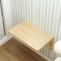 WBWAPA Wandtisch, klappbare Bar, klappbarer, wandmontierter Massivholz-Klapptisch, robuste, zusammenklappbare Werkbank für Zuhause, Büro, Waschküche, Garage, kleine Wohnung, Multifunktion