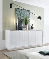 Web Convenienza Ice Madia 4 durys Baltas lakuotas blizgesys