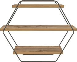 WELL HOME MOBILIARIO & DECORACIÓN Lentyna, 100 % melaminu dengta medžio drožlių plokštė, spalva: Atlantinė pušis