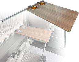 Wohnwagen-Esstisch, 79 x 39 cm, Wandtisch, Klapptisch, Klapptisch, Klapptisch, Holztisch aus Aluminiumlegierung, für MPV, Wohnwagen, Boot, Yacht