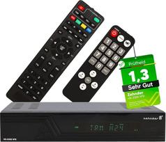 ZEHNDER HX 2300 VFD palydovinis imtuvas + senjorų nuotolinio valdymo pultas su įrašymo funkcija, "Full HD" funkcija, skaitmeninis palydovinis imtuvas, skirtas palydovinio indo palydovui, HD imtuvas