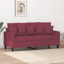 ZEYUAN 359273 2-vietė sofa Vyno raudona 140 cm audinys, poilsio sofa, sofos ir kušetės, poilsio sofa, sofa svetainei