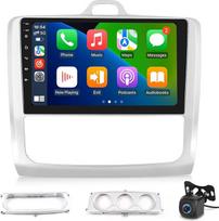 [2+64G] "Android 13" automobilinė stereofonija "Ford Focus Exi MT 2 3 Mk2 Mk3 2004-2011" su "Wireless Carplay" ir "Android Car" - 9 colių jutiklinio ekrano automobilinis radijas su "WiFi" GPS DSP FM / RDS radiju SWC + AHD galinio vaizdo kamera