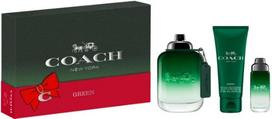 Coach Coach Green - EDT 100 ml + sprchový gel 100 ml + EDT 15 ml 100mlml kvepalai Vyrams