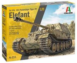 Italeri Elefant Sd.Kfz.184 tanko naikintuvas 1/35 surenkamas modelis